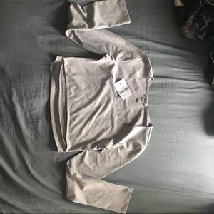 Activewear Heathered Crop Top